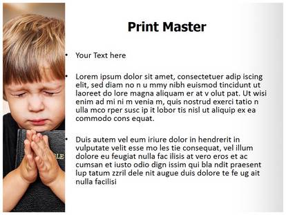 Praying Free Ppt Template Slide1