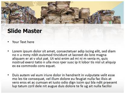 Paper Recycling Stock Free Ppt Template Slide1