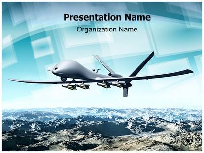 Drone Aircraft Free Ppt Template