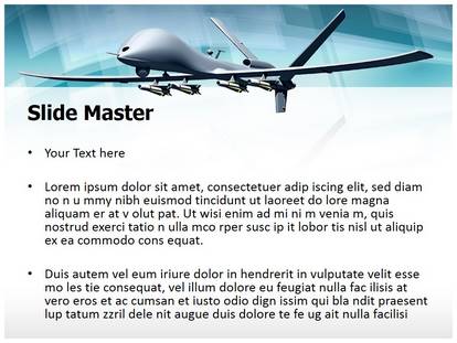 Drone Aircraft Free Ppt Template Slide1
