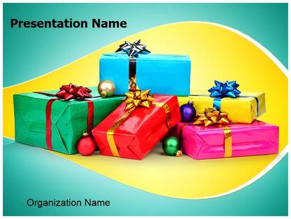 Christmas Gifts Free Ppt Template