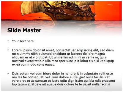 Sailing In Sea Free Ppt Template Slide1