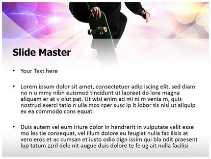 Skateboarding Free Ppt Template Slide1
