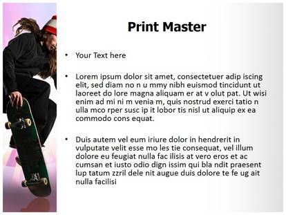 Skateboarding Free Ppt Template Slide1