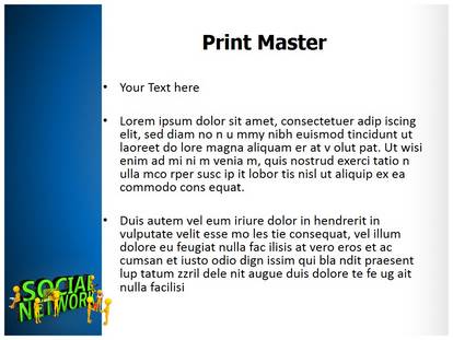 Social Network Free Ppt Template Slide1