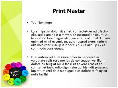 Business Plan Free Ppt Template Slide1