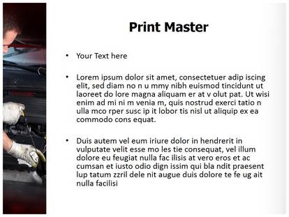 Auto Repair Free Ppt Template Slide1