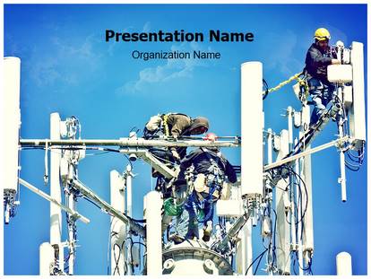 Cellular Construction Free Ppt Template