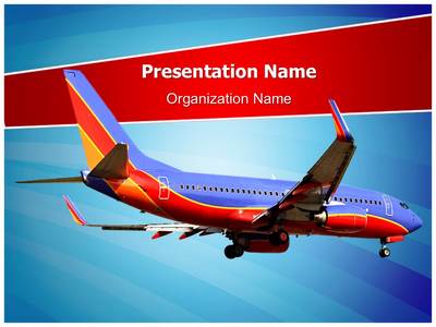 Southwest Airlines Editable Powerpoint Templates Plane Runway Word Document Templates Slidesfinder Com