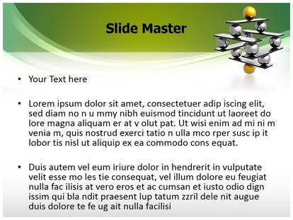 Spheres Balancing Free Ppt Template Slide1