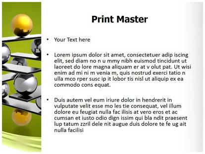 Spheres Balancing Free Ppt Template Slide1
