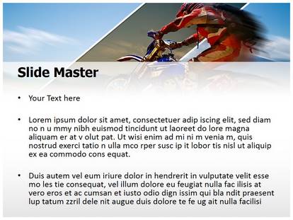Off-Road Rider Free Ppt Template Slide1