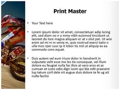 Off-Road Rider Free Ppt Template Slide1