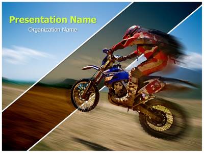 Off-Road Rider Editable PowerPoint Template