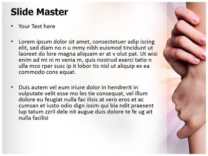 Helping Hands Free Ppt Template Slide1