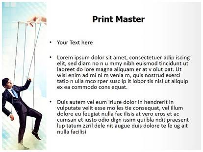 Businesswoman Leadership Free Ppt Template Slide1