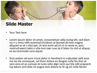 Alexander Graham Bell Discovery Free Ppt Template Slide1