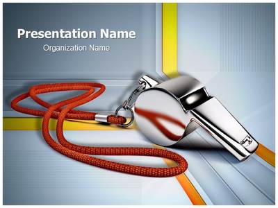 Metal Whistle Editable PowerPoint Template