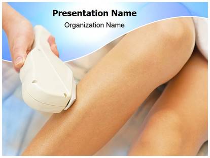Free Laser Hair Removal Medical Powerpoint Template For Medical