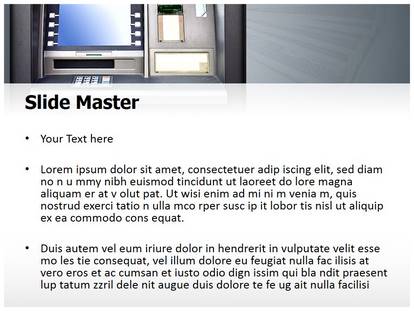 Automated Teller Machine Free Ppt Template Slide1