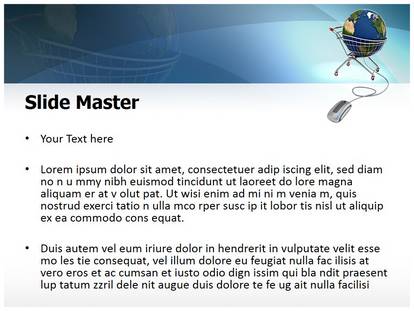 Global Shopping Free Ppt Template Slide1