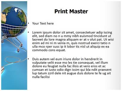 Global Shopping Free Ppt Template Slide1