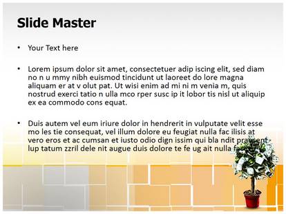 Plant With Dollars Free Ppt Template Slide1