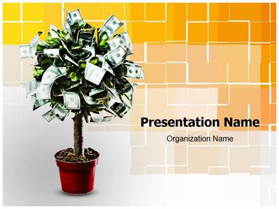 Plant With Dollars Editable PowerPoint Template