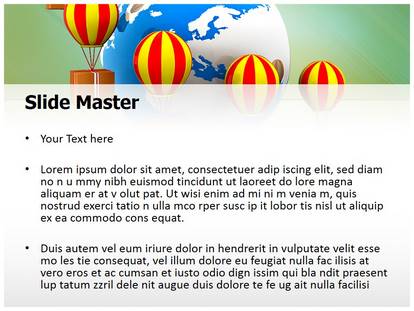 Cargo Delivery And Globe Free Ppt Template Slide1