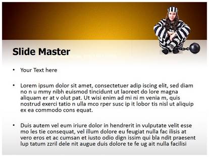 Prisoner In Uniform Free Ppt Template Slide1