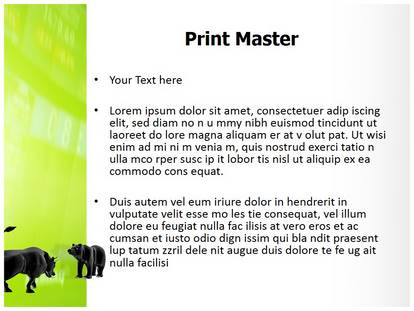 Financial Markets Free Ppt Template Slide1