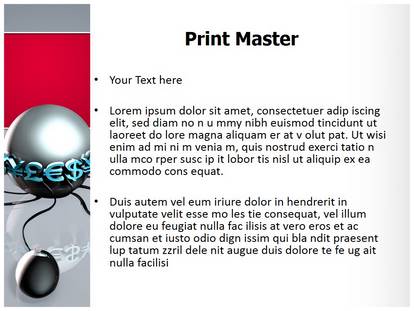 International Money Flow Free Ppt Template Slide1