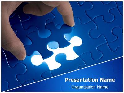 Missing Puzzle Editable PowerPoint Template