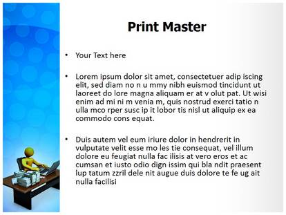 Chief Financial Officer Free Ppt Template Slide1