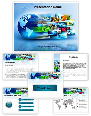 Internet Concept Editable PowerPoint Template