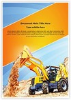 Wheel loader Excavator Editable Template