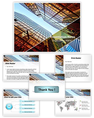 Office Building Editable PowerPoint Template