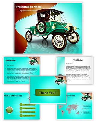 Antique Car Editable PowerPoint Template