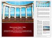 Ancient Greek columns Template