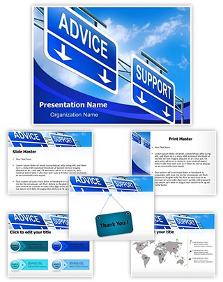 Advice Support Editable PowerPoint Template