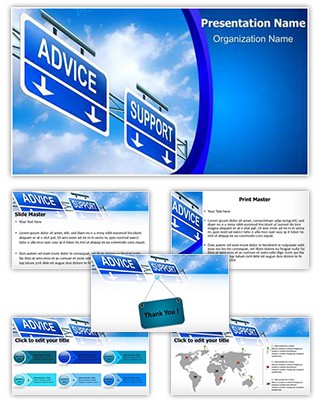 Advice Support Editable PowerPoint Template