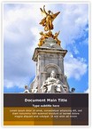 Victoria Monument Editable Template