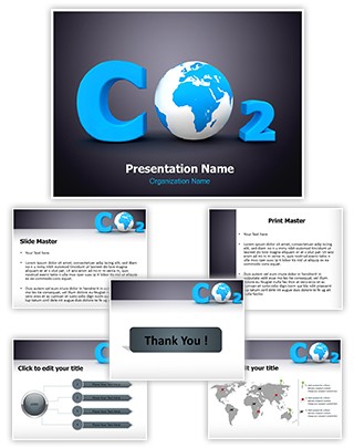 Carbon Dioxide Editable PowerPoint Template