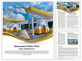 Gas Station Editable PowerPoint Template
