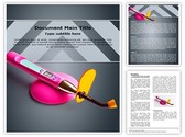 Dental Curing Light Tool Template