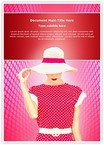 Fashion Polka Dots Editable Template
