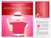 Fashion Polka Dots Editable PowerPoint Template