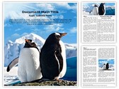 Penguins Editable PowerPoint Template