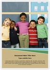 diverse kids Editable Template