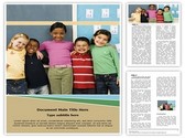 diverse kids Editable PowerPoint Template